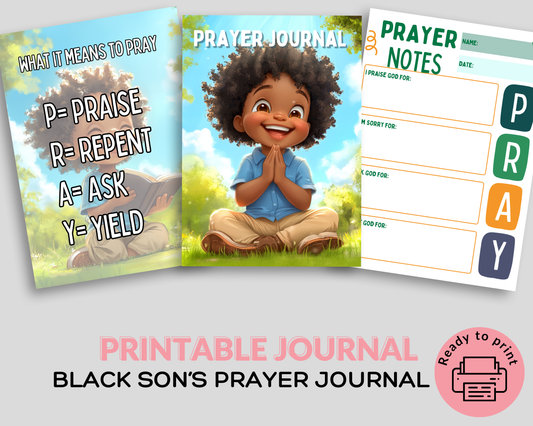 Black Son's Prayer Journal
