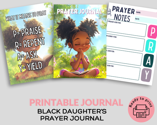 Black Daughter's Prayer Journal